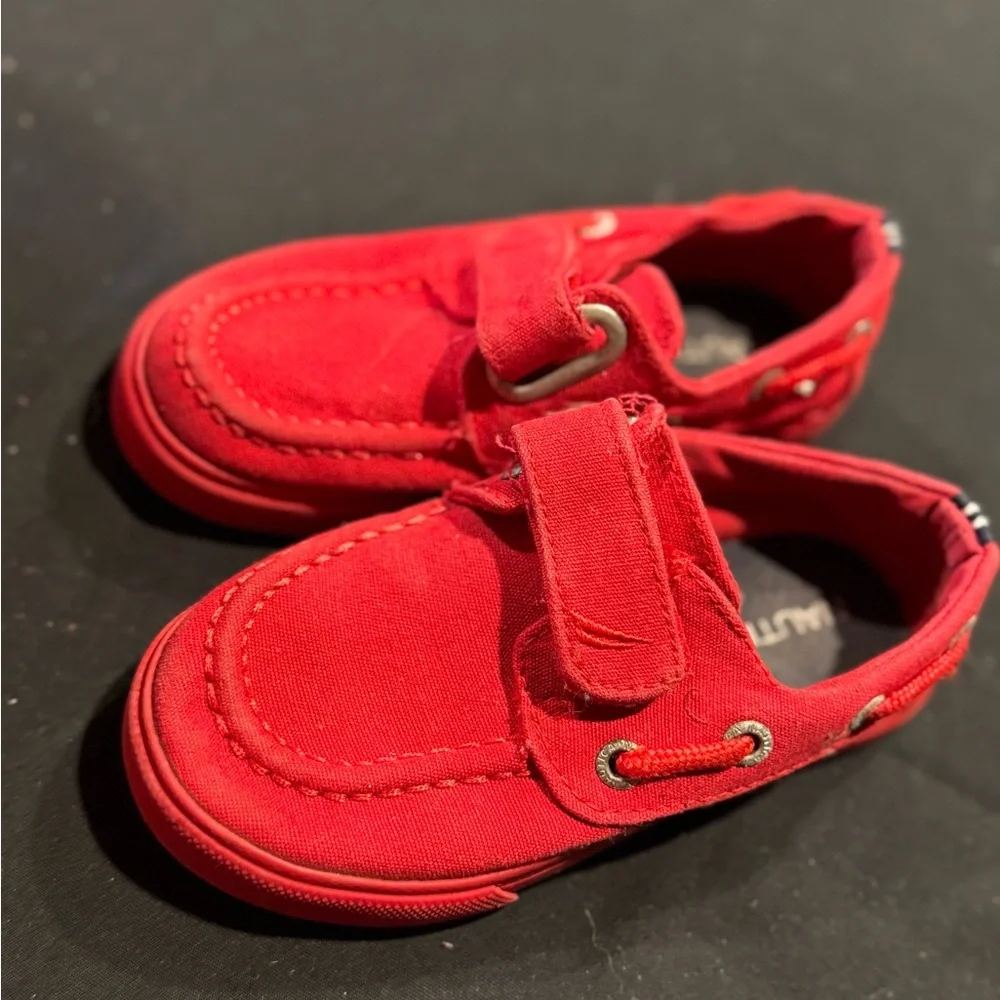 4/$15 Nautica Red Kids Shoes